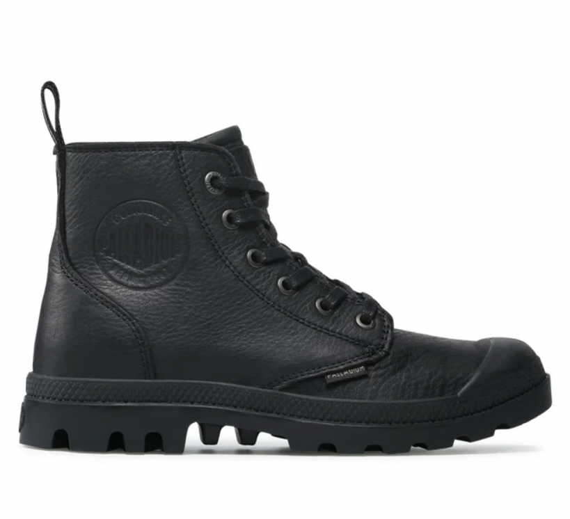 PALLADIUM Pampa Zip Lth Ess - Herrenschuh Schwarz aus Leder