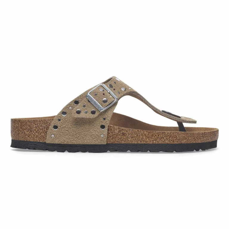 BIRKENSTOCK Gizeh Rivet Suede Leather
