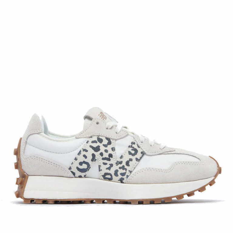 NEW BALANCE 327 - Damenschuh Weiss aus Nubuk/Velours