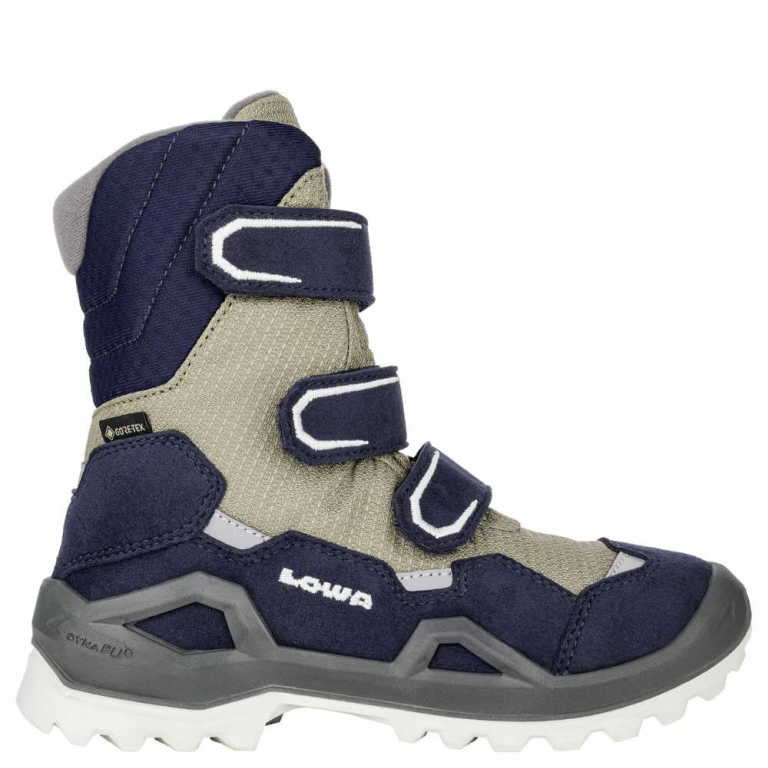 LOWA Milo EVO GTX Hi JR - Kinderschuh Blau aus Stoff