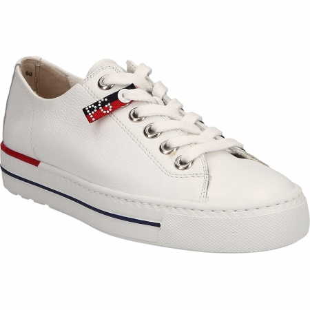 PAUL GREEN  - Damenschuh Weiss aus Leder
