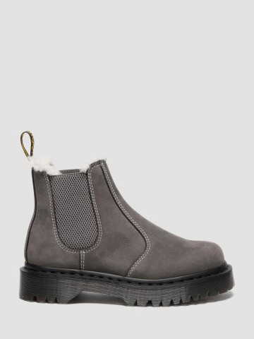 DR. MARTENS 2976 Bex FL - Damenschuh Grau aus Nubuk/Velours