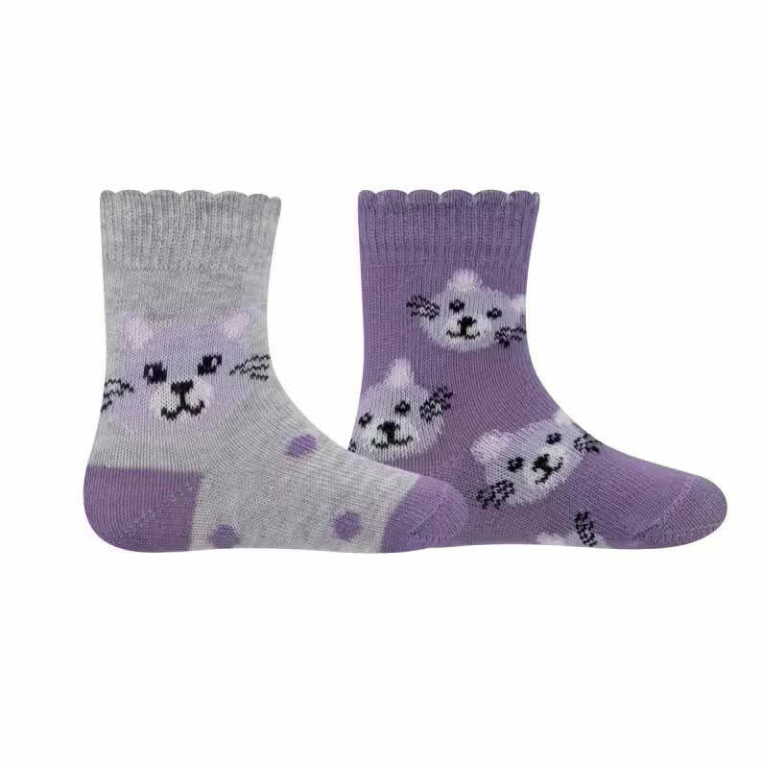 EWERS Socken 2er Pack Katzen
