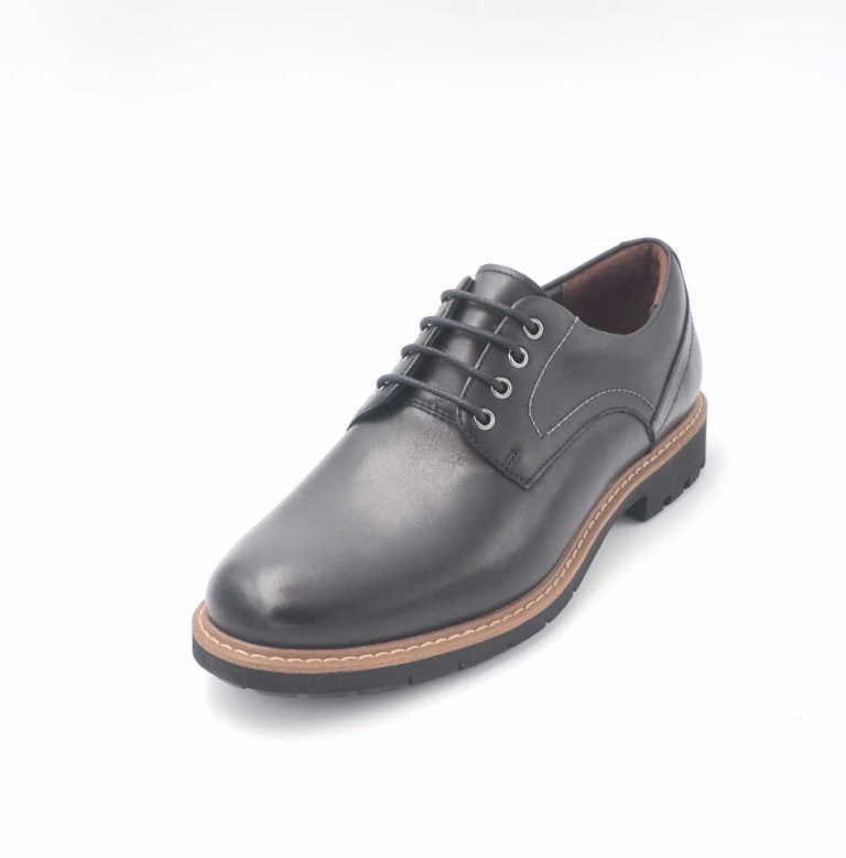 CLARKS Batcombe Hall - Herrenschuh Schwarz aus Leder