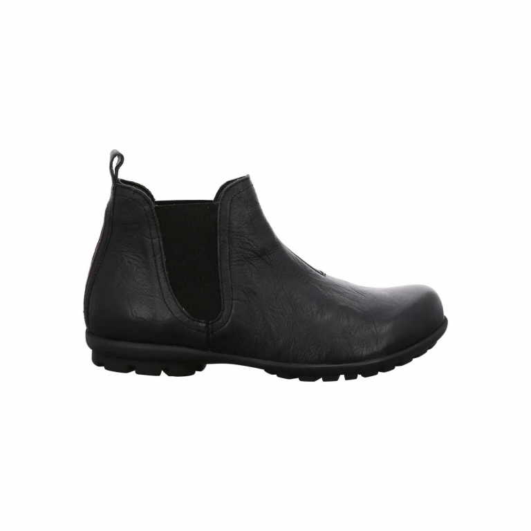 THINK Kong He - Herrenschuh Schwarz aus Leder