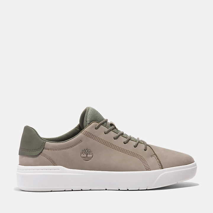 TIMBERLAND Seneca Bay Low Lace Up Sneaker - Herrenschuh Taupe aus Nubuk/Velours