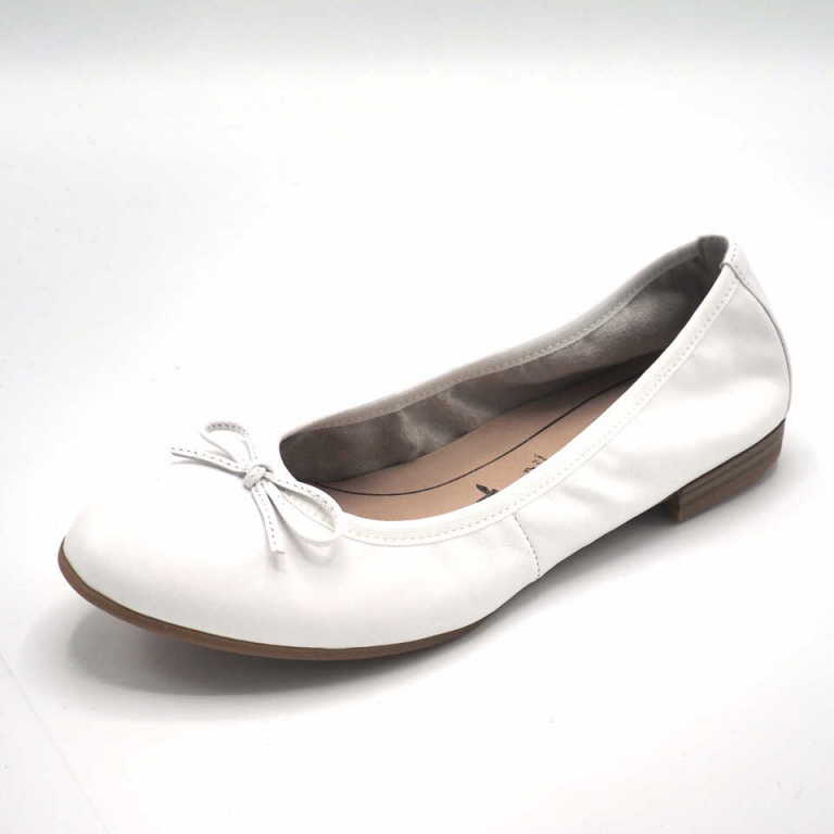TAMARIS  - Damenschuh Weiss aus Leder