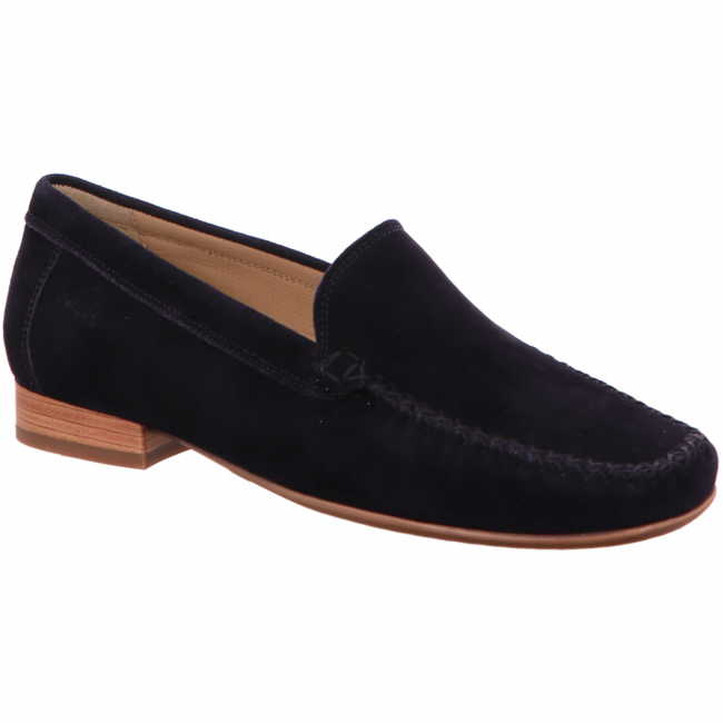 SIOUX CAMPINA - Damenschuh Blau aus Nubuk/Velours