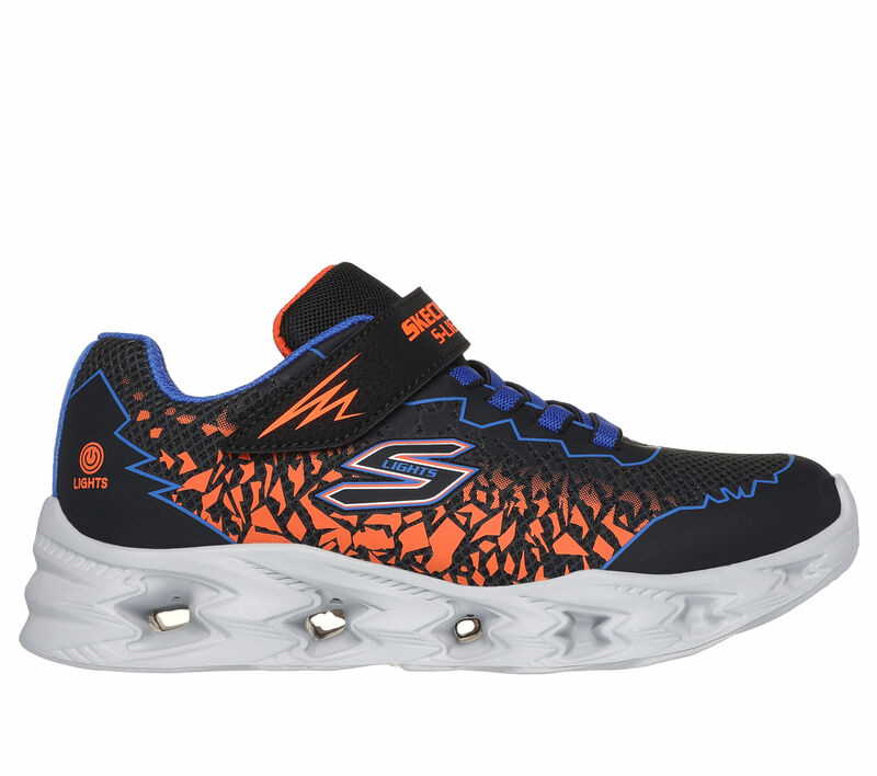 SKECHERS S Lights:Vortex 2.0 - Zorento - Kinderschuh Schwarz aus Synthetik
