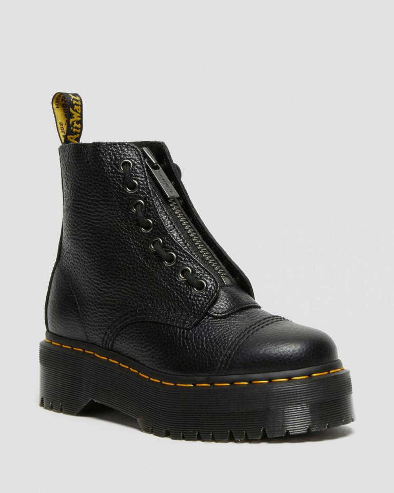 DR. MARTENS SINCLAIR - Damenschuh Schwarz aus Leder
