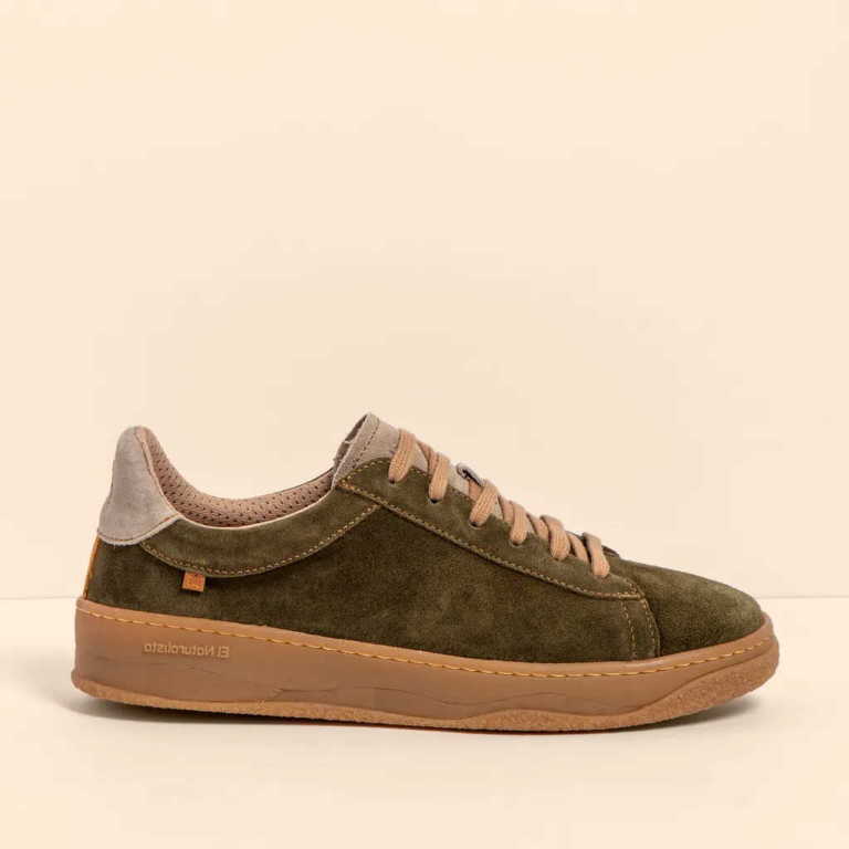 EL NATURALISTA Geo Silk Suede Leather