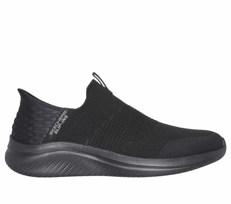 SKECHERS Slip-Ins:Ultra Flex 3.0 - Smooth - Herrenschuh Schwarz aus Stoff